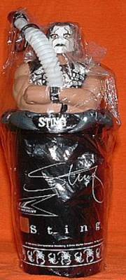 WCW Figural Bottle and Straw Sting 1999