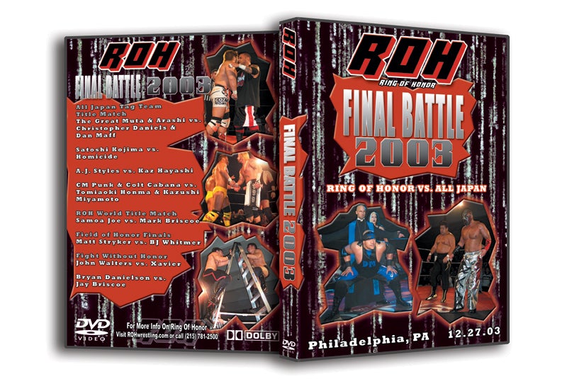 Final Battle 2003 DVDs & Videos PWcatalog