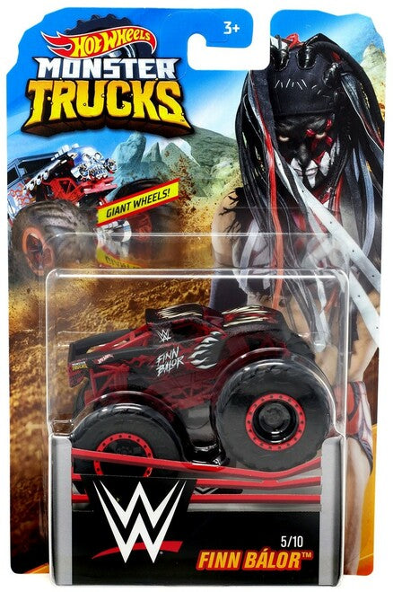 WWE Monster trucks Hot wheels Finn Balor