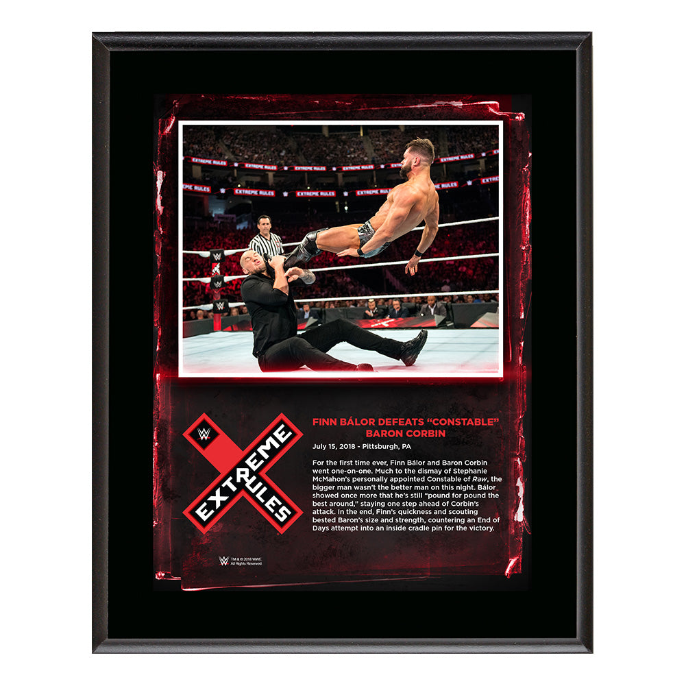 Finn Bálor Extreme Rules 2018 10 x 13 Plaque