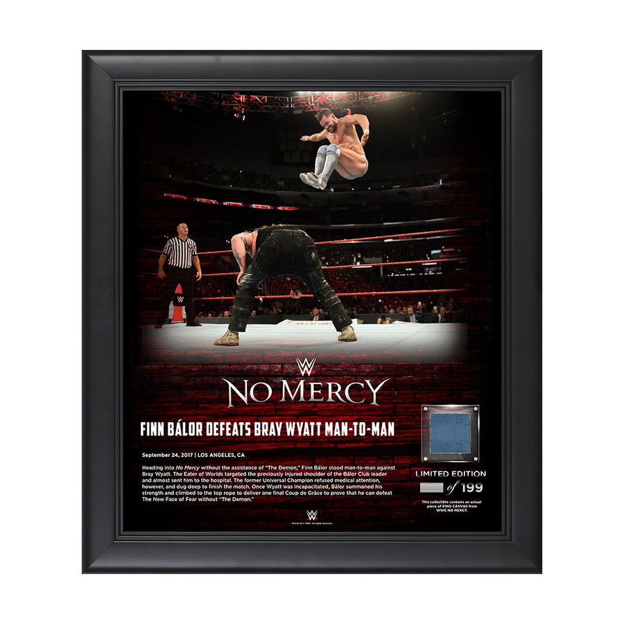 Finn Bálor No Mercy 2017 15 x 17 Framed Plaque w Ring Canvas Pwcatalog