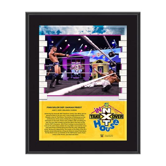 Finn Balor NXT TakeOver In Your House 2020 10 x 13 Limited Edition Plaque Pwcatalog
