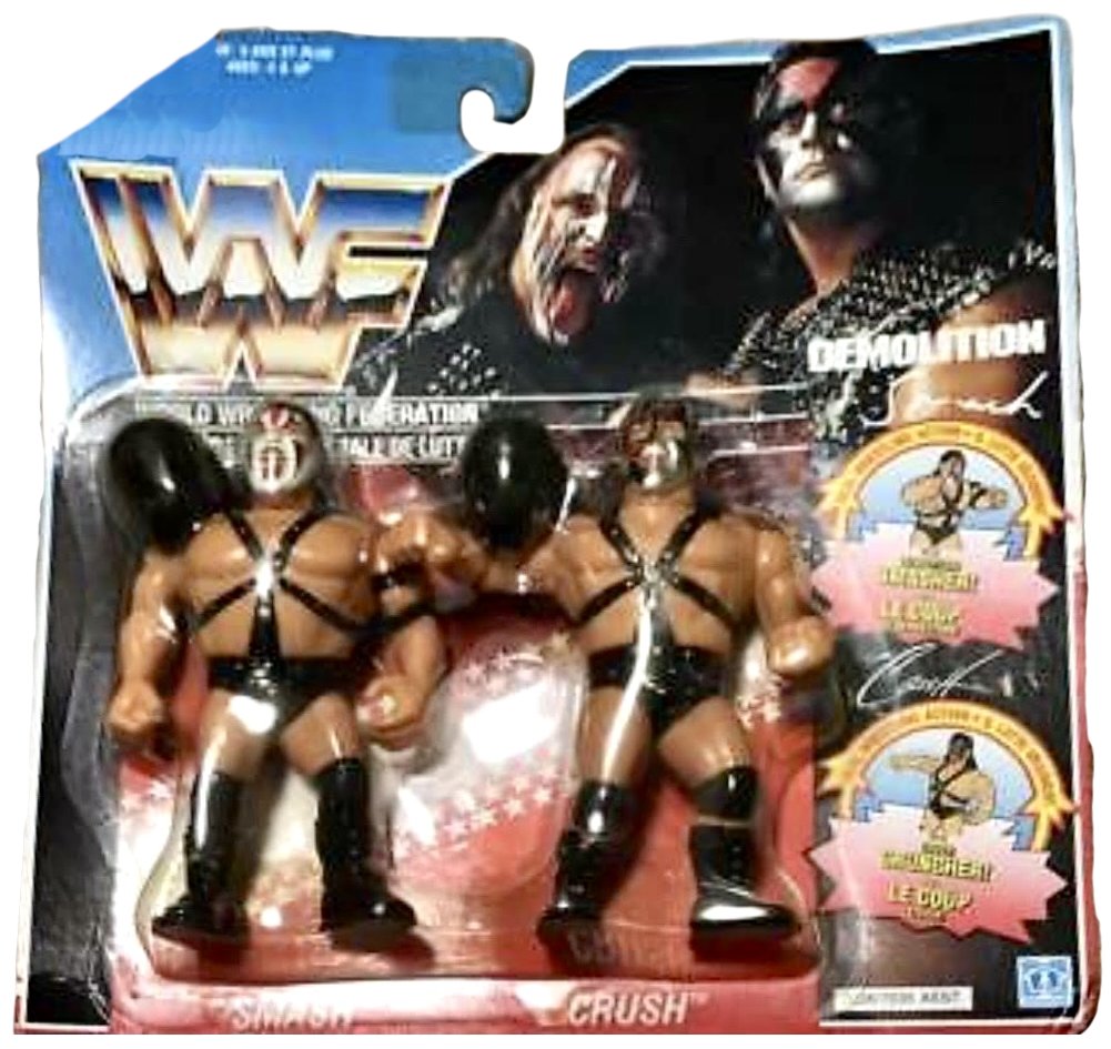 WWF Hasbro 2 Demolition: Smash with Demolition Smasher! & Crush with Crush Cruncher!