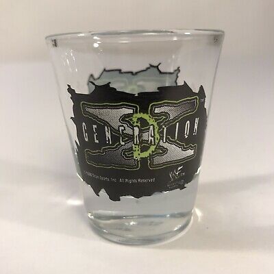 WWF D-Generation X shot glass PWcatalog