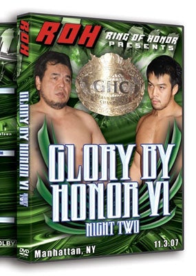 Glory by Honor VI Night Two DVDs & Videos PWcatalog