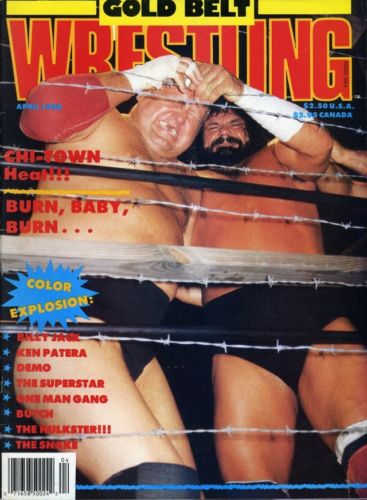 Gold Belt Wrestling April 1988 Magazine PWcatalog