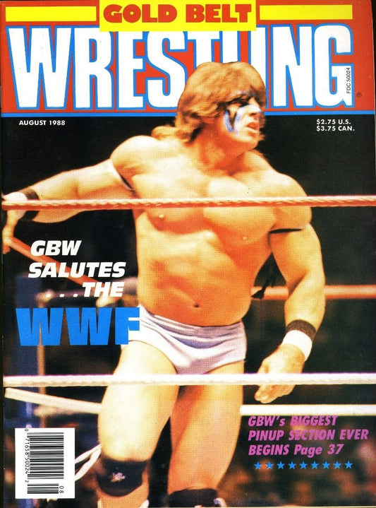 Gold Belt Wrestling August 1988 Magazine PWcatalog