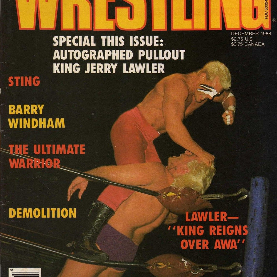 Gold Belt Wrestling December 1988 Magazine PWcatalog