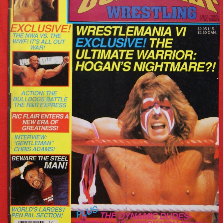 Gold Belt Wrestling December 1989 Magazine PWcatalog