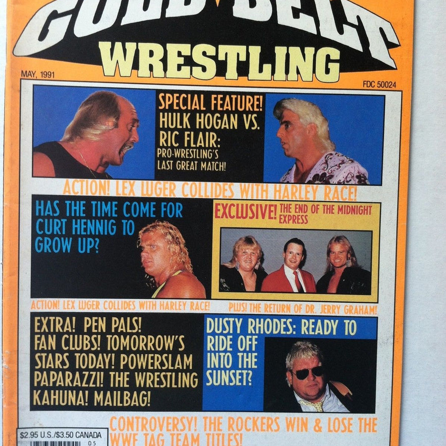 Gold Belt Wrestling May 1991 Magazine PWcatalog