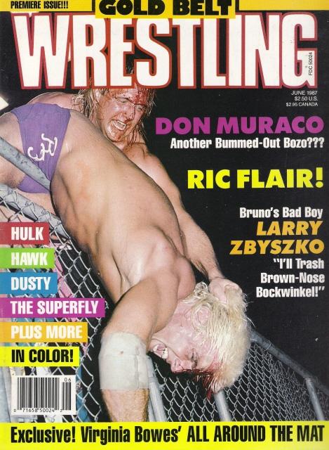 Gold Belt Wrestling June 1987 Magazine PWcatalog