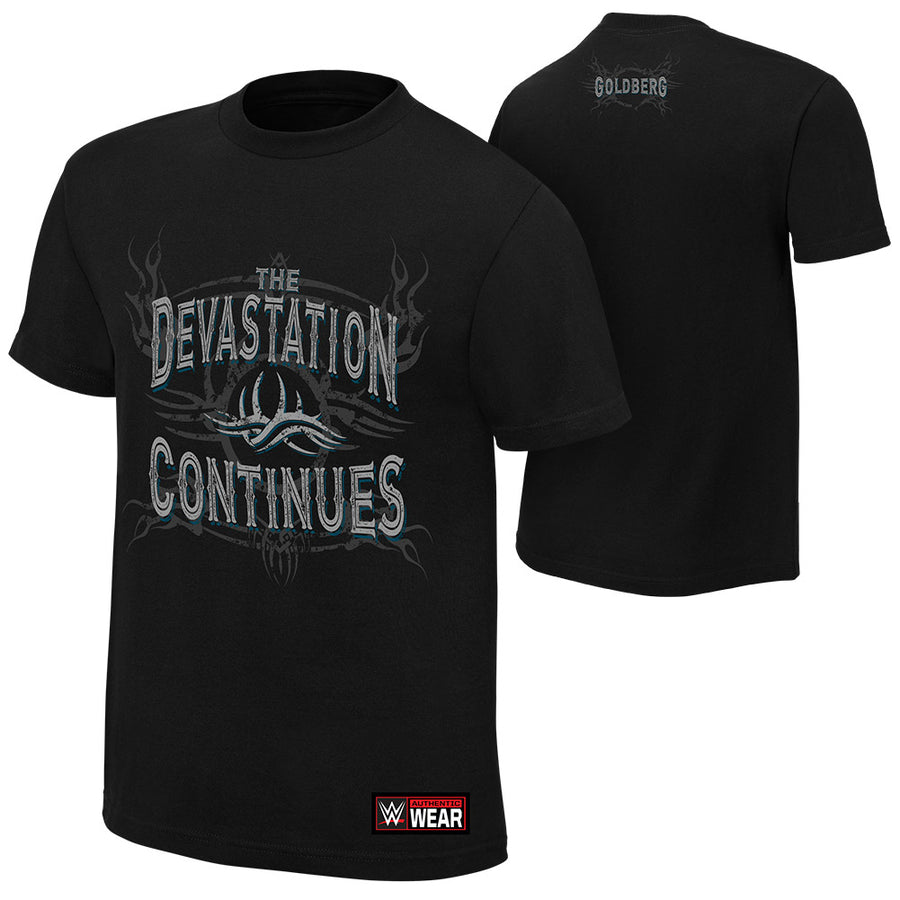Goldberg Devastation Continues Authentic T-Shirt Pwcatalog