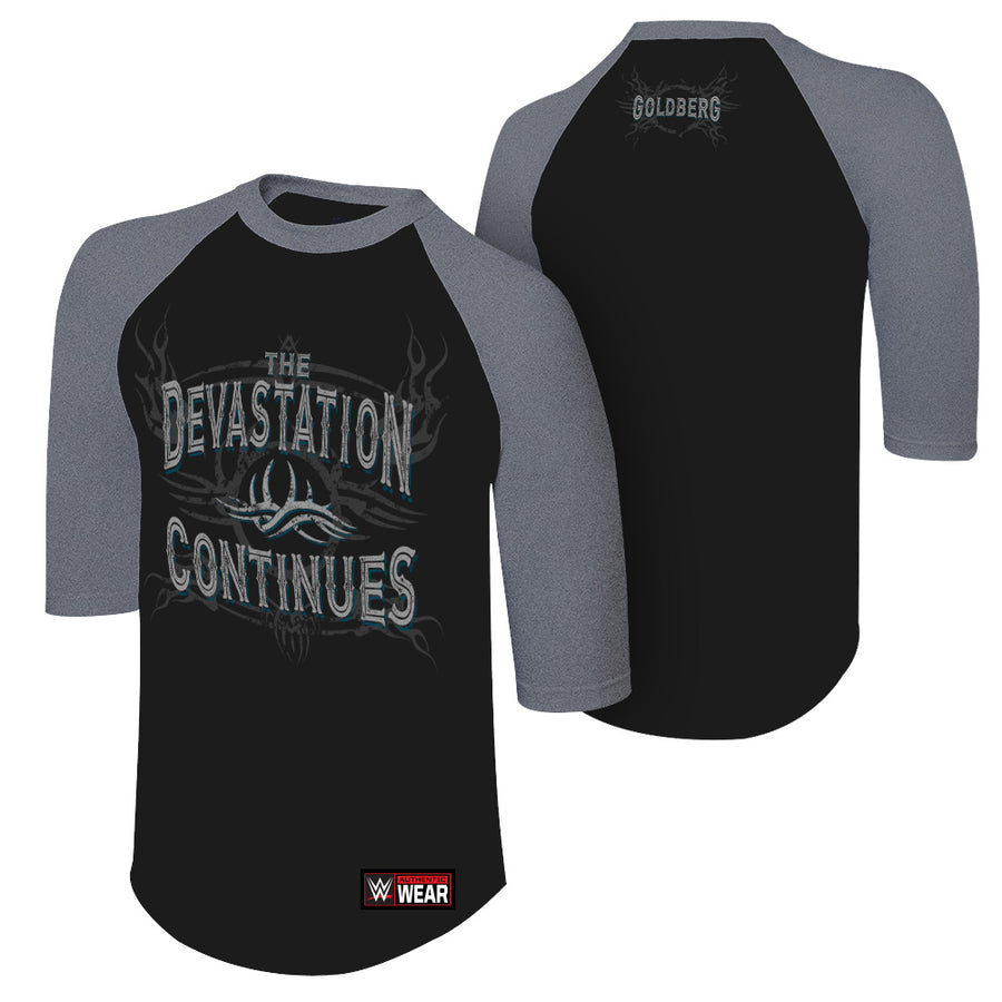 Goldberg Devastation Continues Raglan Shirt Pwcatalog