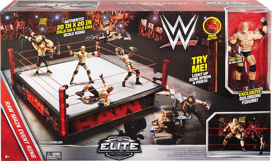 Goldberg Elite Figure w Authentic Scale Ring Playset