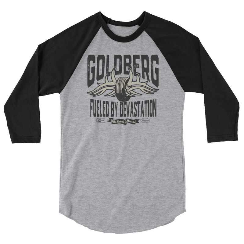 Goldberg Fueled By Devastation Sleeve Raglan Shirt Pwcatalog