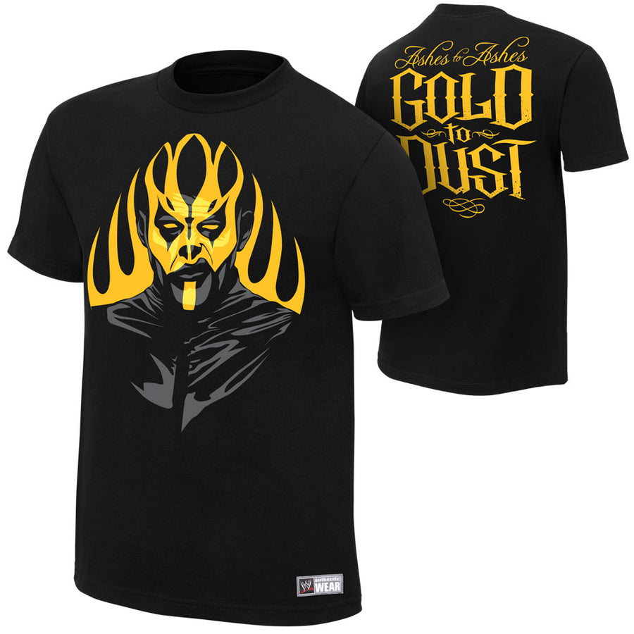 Goldust Ashes To Ashes Black T-Shirt Pwcatalog