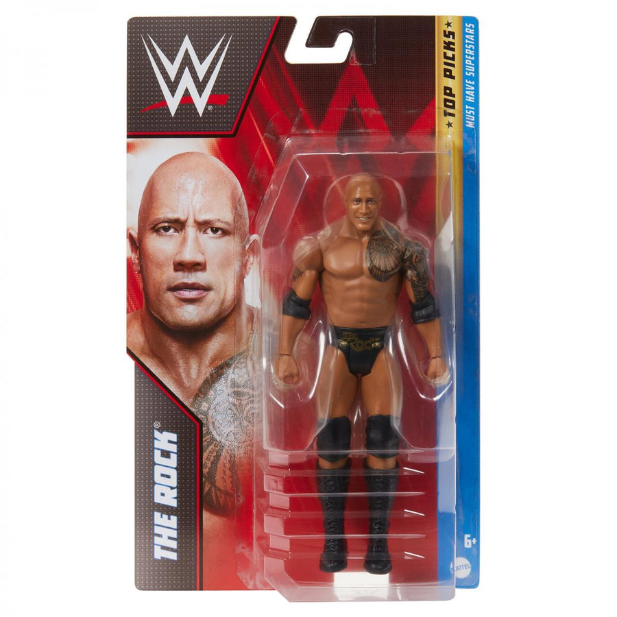 WWE Mattel Top Picks 2022 The Rock Action & Toy Figures PWcatalog