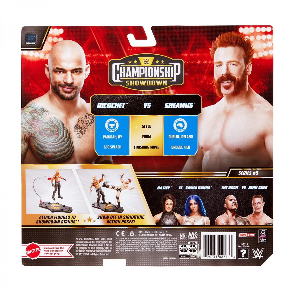 WWE Mattel Championship Showdown 9 Ricochet vs. Sheamus