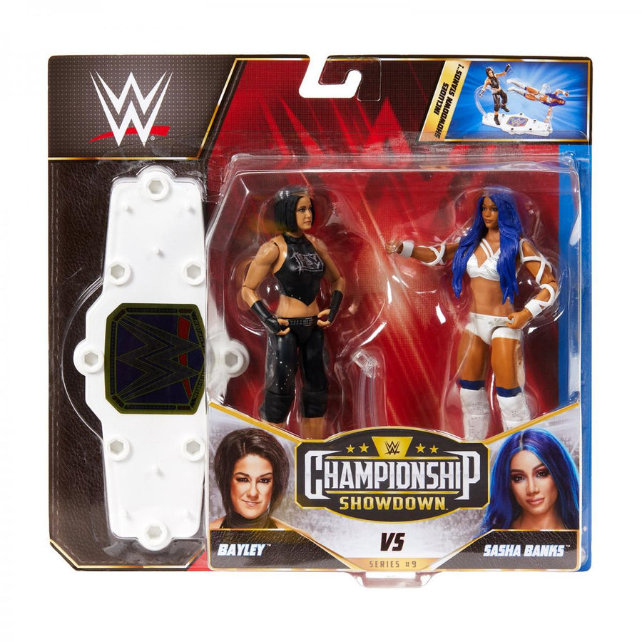 WWE Mattel Championship Showdown 9 Bayley vs. Sasha Banks Action & Toy Figures PWcatalog