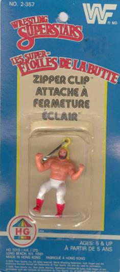 Wrestling Superstars Big John Studd Zipper Clip PWcatalog