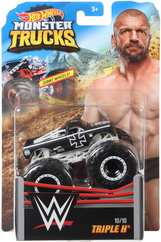 WWE Monster trucks Hot wheels HHH