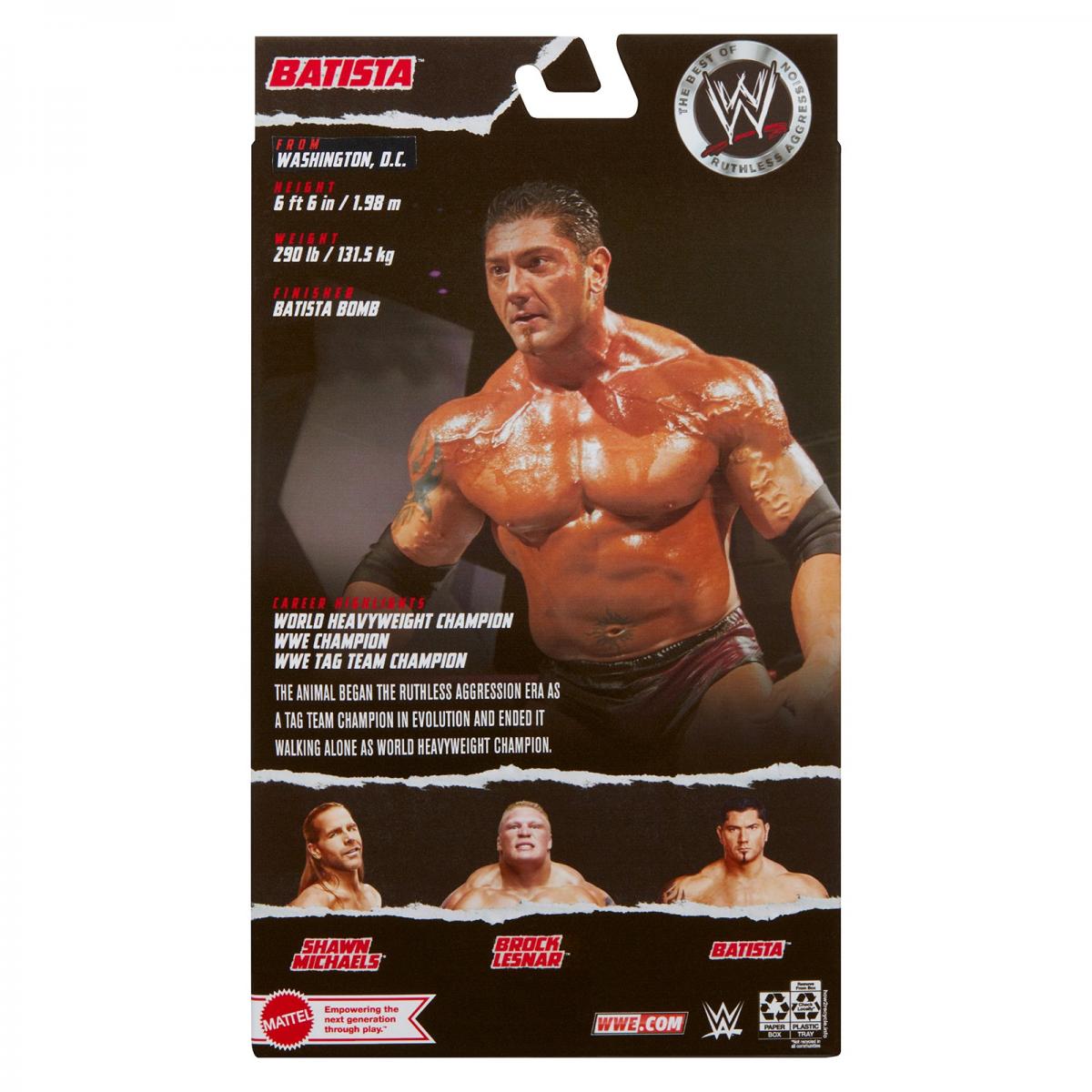 WWE Mattel Ruthless Aggression 1 Batista [Exclusive] Action & Toy Figures PWcatalog