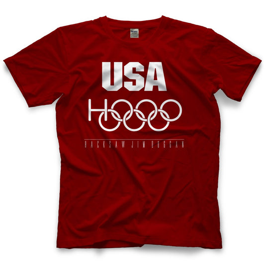 Jim Duggan USA HOOO T-Shirt
