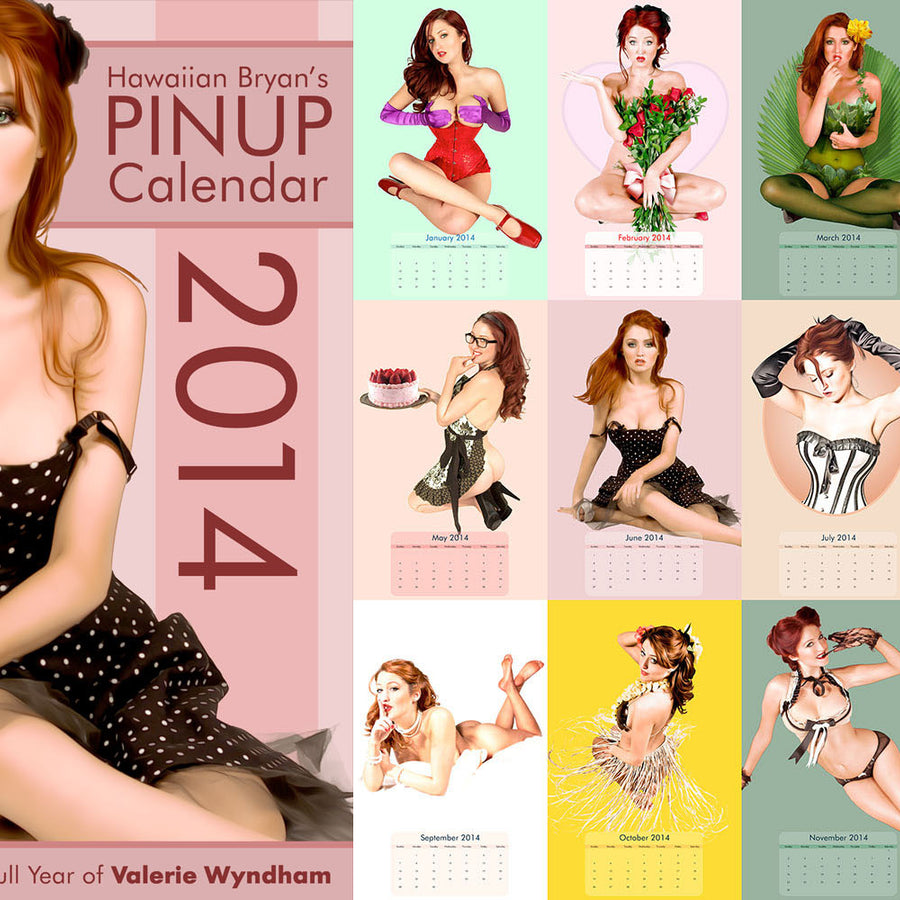 Hawaiian Bryan's 2014 Socal Val Pin -Up Calendar Pwcatalog