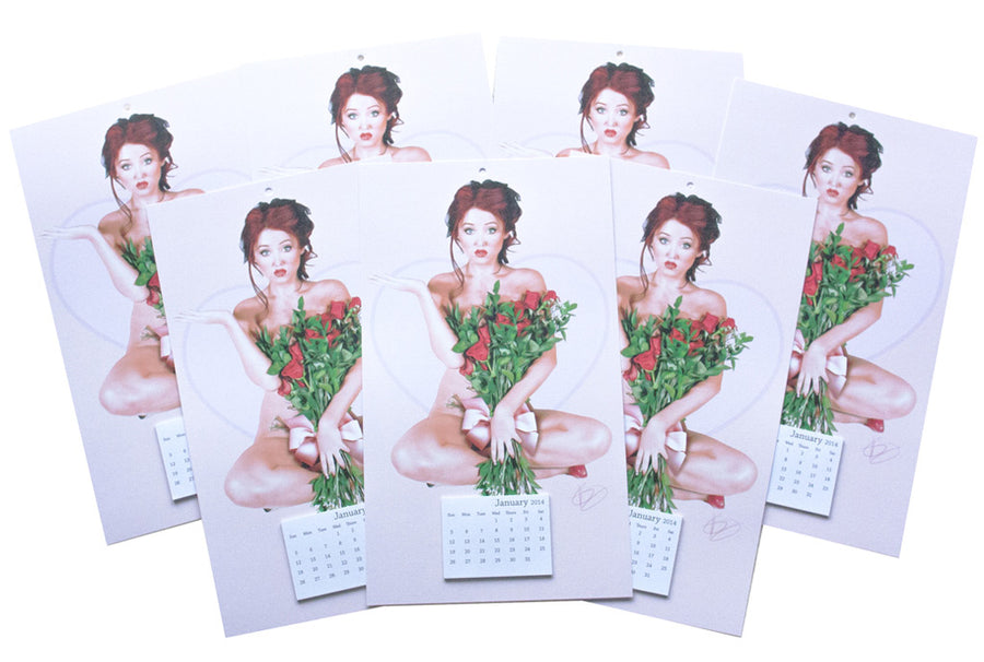 Hawaiian Bryan's 2014 Socal Val Mini Pin -Up Calendar Pwcatalog