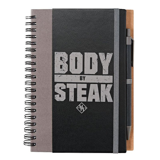 Heavy Machinery Body By Steak Notebook & Pen