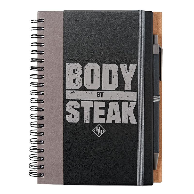 Heavy Machinery Body By Steak Notebook & Pen Pwcatalog