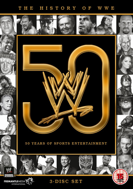 History of WWE 50 Years of Sports Entertainment DVDs & Videos PWcatalog
