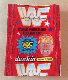 WWF Hulk Hogan Dunkin Bubble Gum