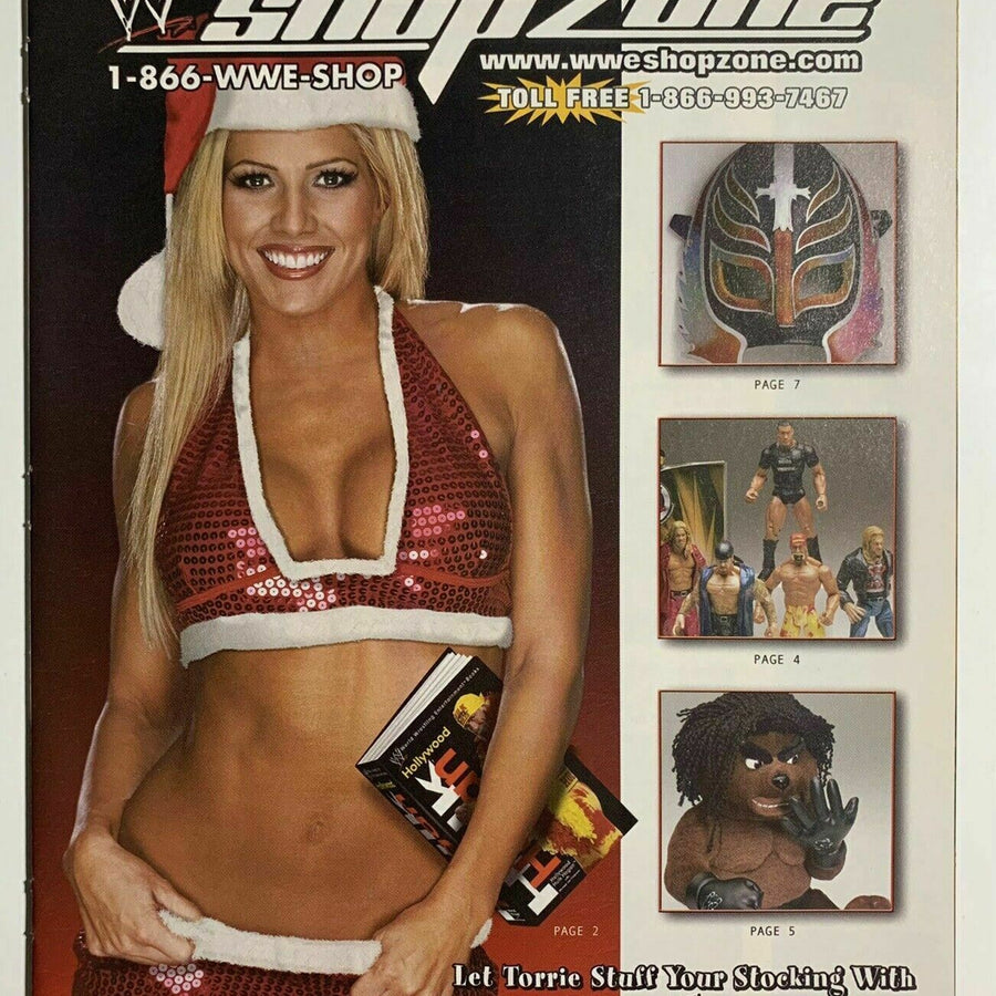 WWE Catalog Holiday 2002 Magazine PWcatalog