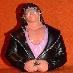 WWF Holiday Delite Candy Topper Bret Hart 1991 PWcatalog