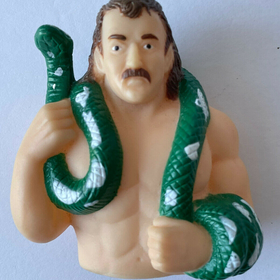 WWF Holiday Delite Candy Topper Jake The Snake Roberts 1991 PWcatalog