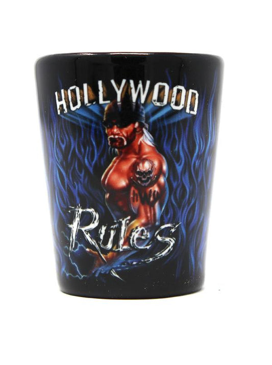 WCW Hollywood Hulk Hogan shot glass