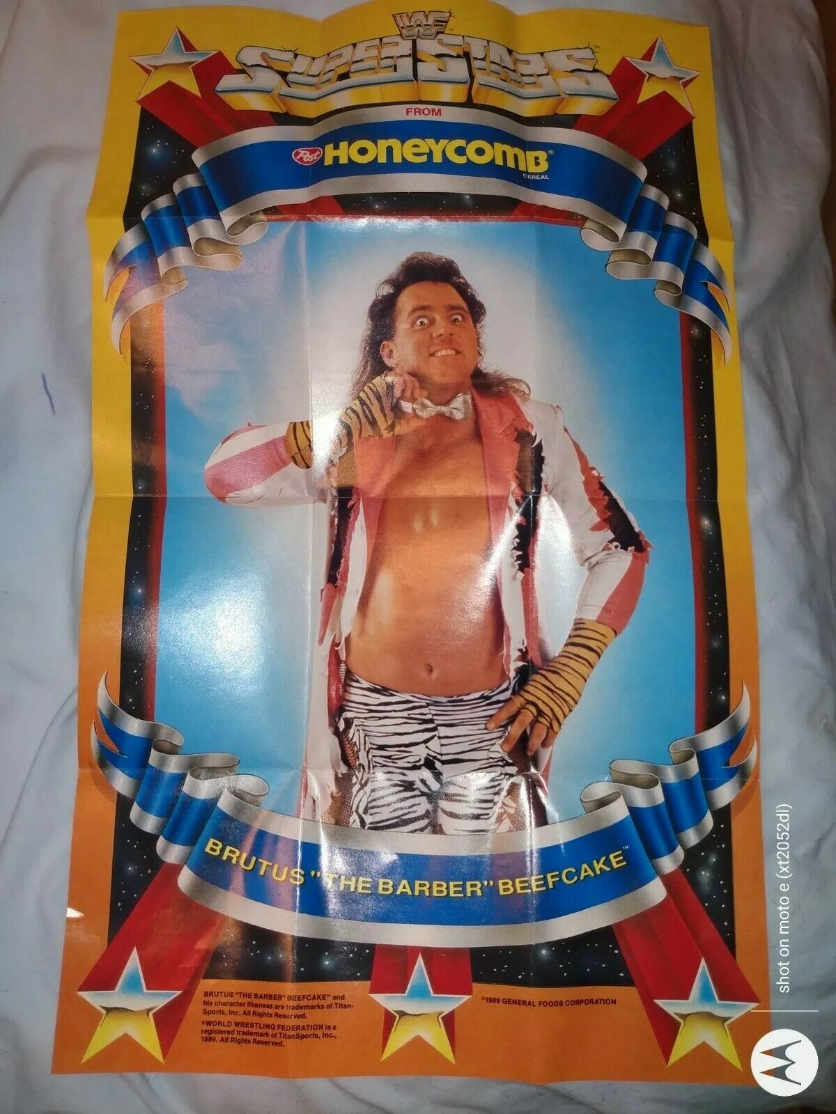 Honeycomb WWF Brutus Beefcake poster