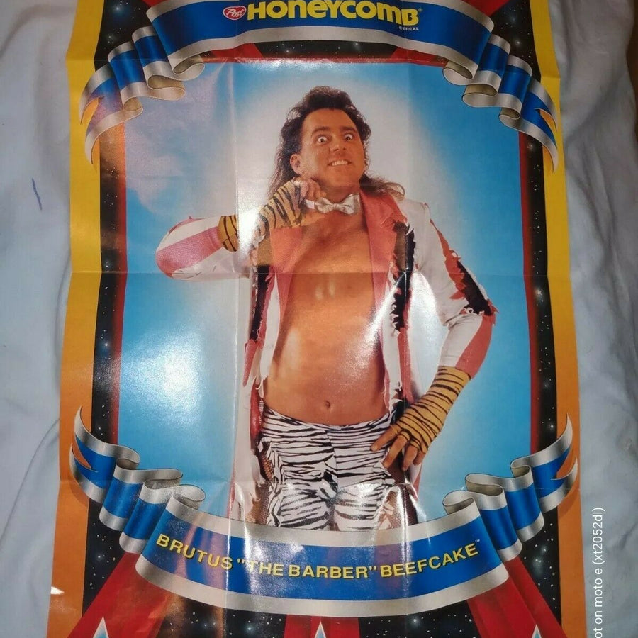 Honeycomb WWF Brutus Beefcake poster PWcatalog