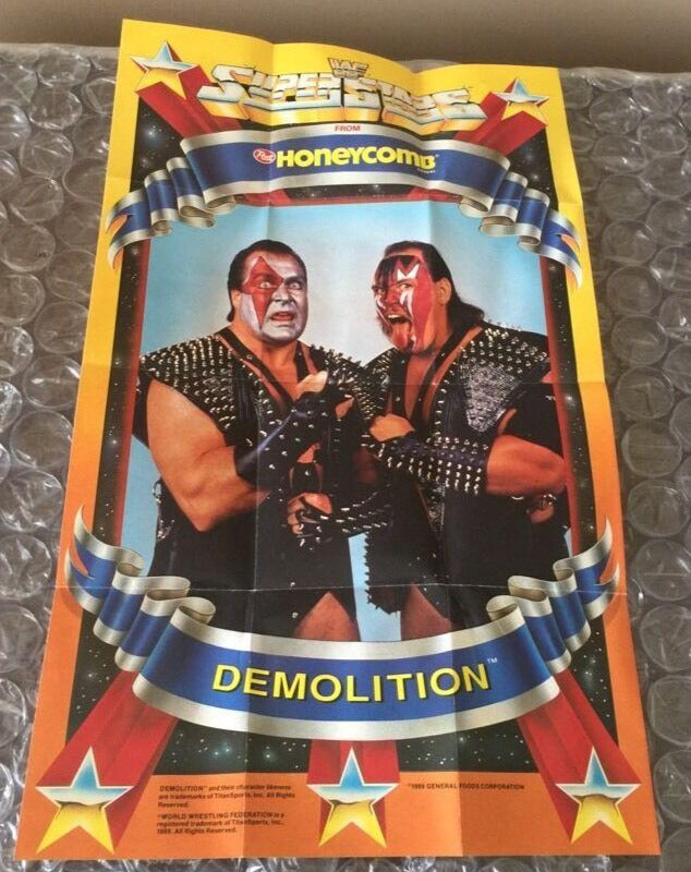 Honeycomb WWF Demolition poster PWcatalog