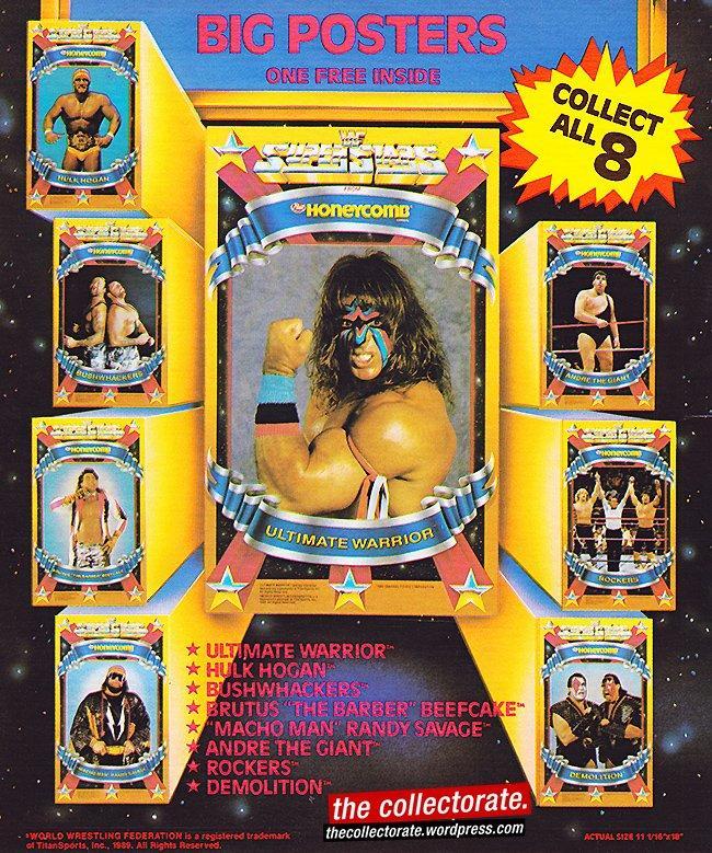 Honeycomb WWF Ultimate Warrior poster