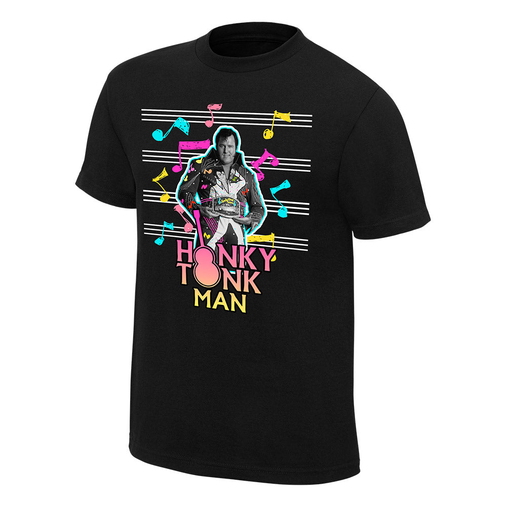 Honky Tonk Man Neon Collection Graphic T Shirt