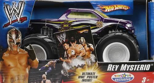 Hot Wheels Monster Truck Rey Mysterio Toys R Us exclusive