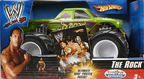 Hot Wheels Monster Truck The Rock Toys R Us exclusive PWcatalog