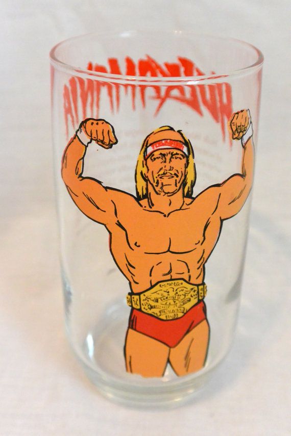 Hulk Hogan Glass Tumbler PWcatalog