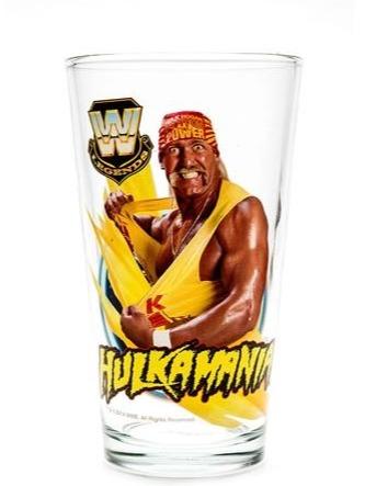 Hulk Hogan Glass Tumbler PWcatalog