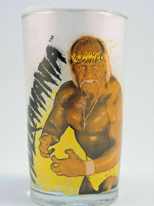 Hulk Hogan Peanut Butter Jar Glass