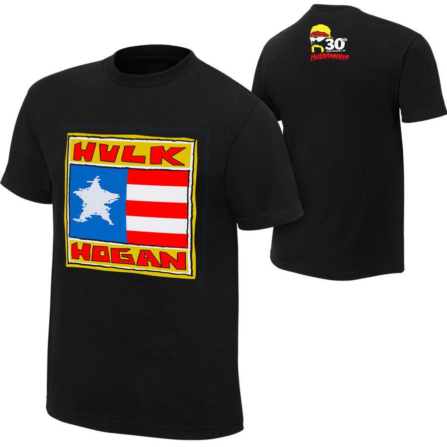 Hulk Hogan Flag 30th Anniversary T-Shirt Pwcatalog