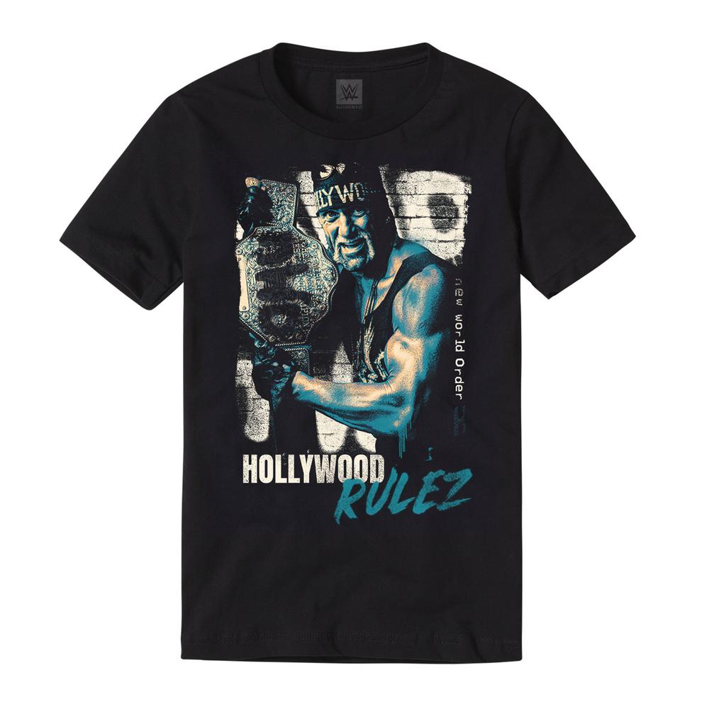 Hulk Hogan Hollywood Rulez Retro T-Shirt Pwcatalog