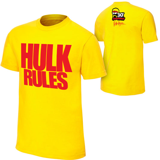 Hulk Hogan Hulk Rules 30th Anniversary T-Shirt Pwcatalog